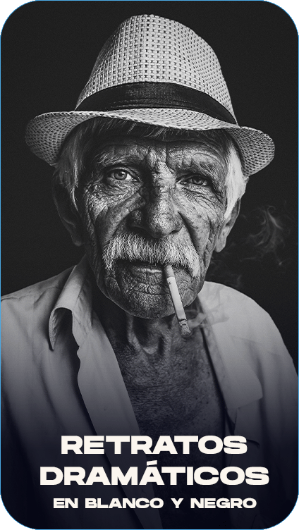 en blanco y negro